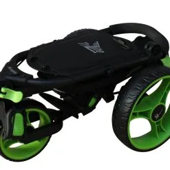 Accessories Shop -Accessories Shop Axglo TriLite Wheel Golf Trolley Black Green 9