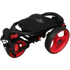Axglo TriLite 3 Wheel Golf Trolley | Black/Red -Accessories Shop Axglo TriLite Wheel Golf Trolley Black Red 40