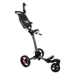 Axglo Tri-360 V2 Golf Trolley | Black/Red