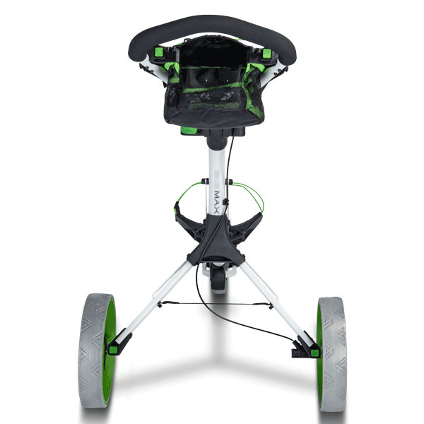 Big Max IQ+ Push Golf Trolley | White/Lime 3 Big Max IQ+ Push Golf Trolley | White/Lime - Image 3