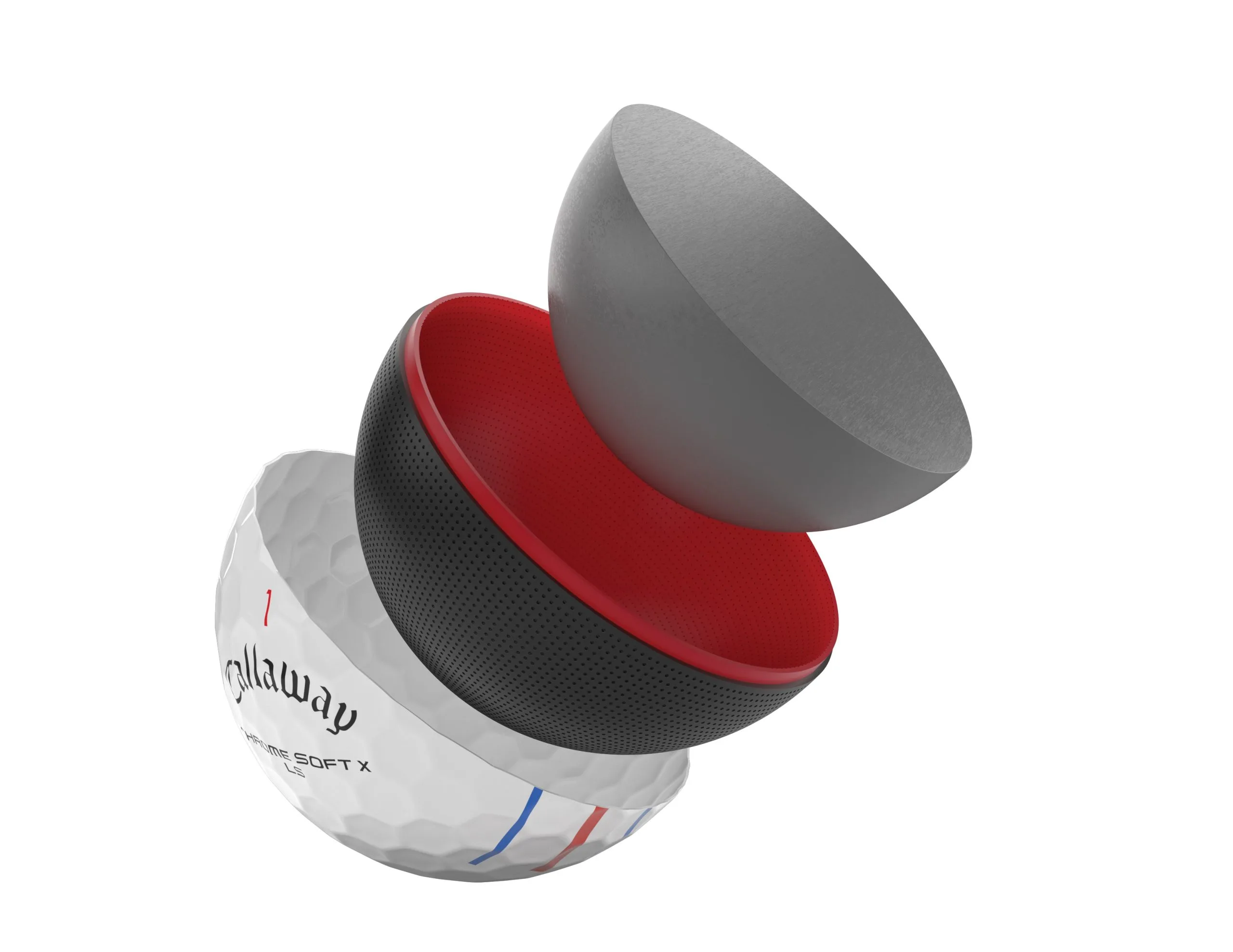 Callaway Chrome Soft X LS Triple Track Golf Balls | White 5 Callaway Chrome Soft X LS Triple Track Golf Balls | White - Image 5