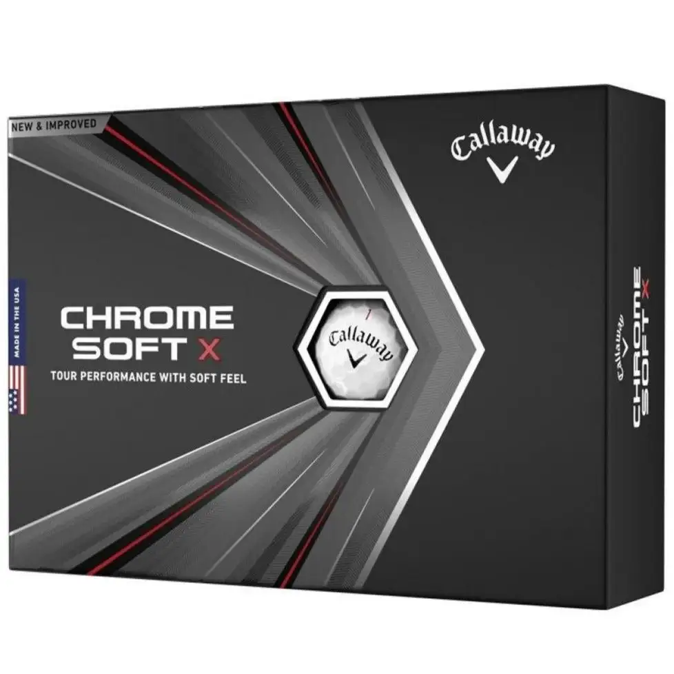 Callaway Chrome Soft X Golf Balls | White 1 Callaway Chrome Soft X Golf Balls | White