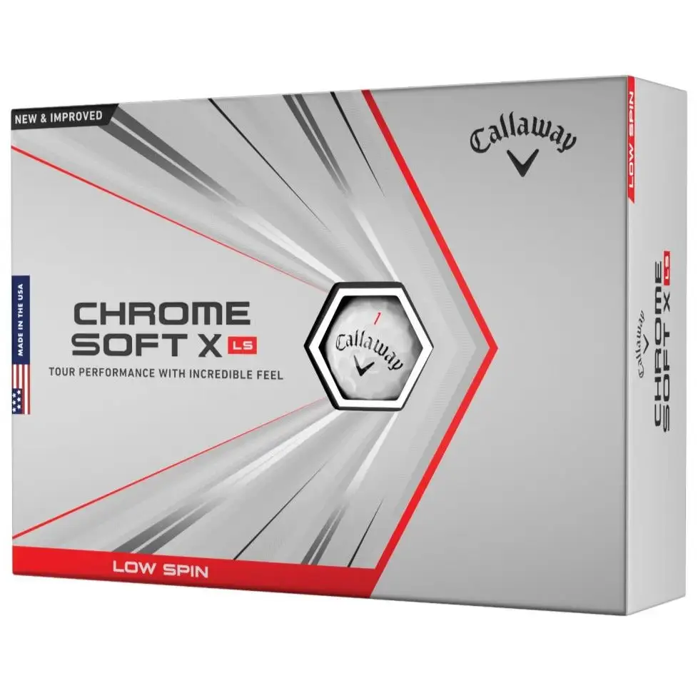 Callaway Chrome Soft X LS Golf Balls | White 1 Callaway Chrome Soft X LS Golf Balls | White