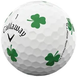 Callaway Chrome Soft Truvis Shamrock Golf Balls 5 Callaway Chrome Soft Truvis Shamrock Golf Balls -Accessories Shop Callaway Chrome Soft Truvis Shamrock Golf Balls White 2