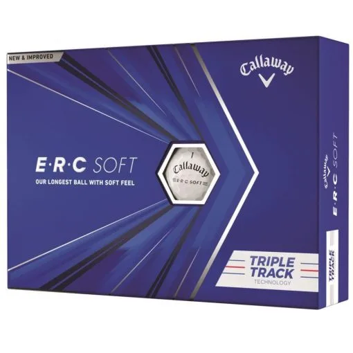 Callaway ERC Soft Triple Track Golf Balls | White -Accessories Shop Callaway ERC Soft Triple Track Golf Balls White 79