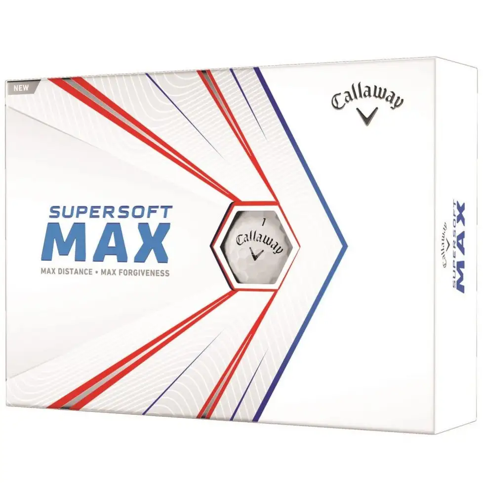 Callaway Supersoft Max Golf Balls | White 1 Callaway Supersoft Max Golf Balls | White