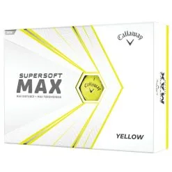Callaway Supersoft Max Golf Balls | Yellow