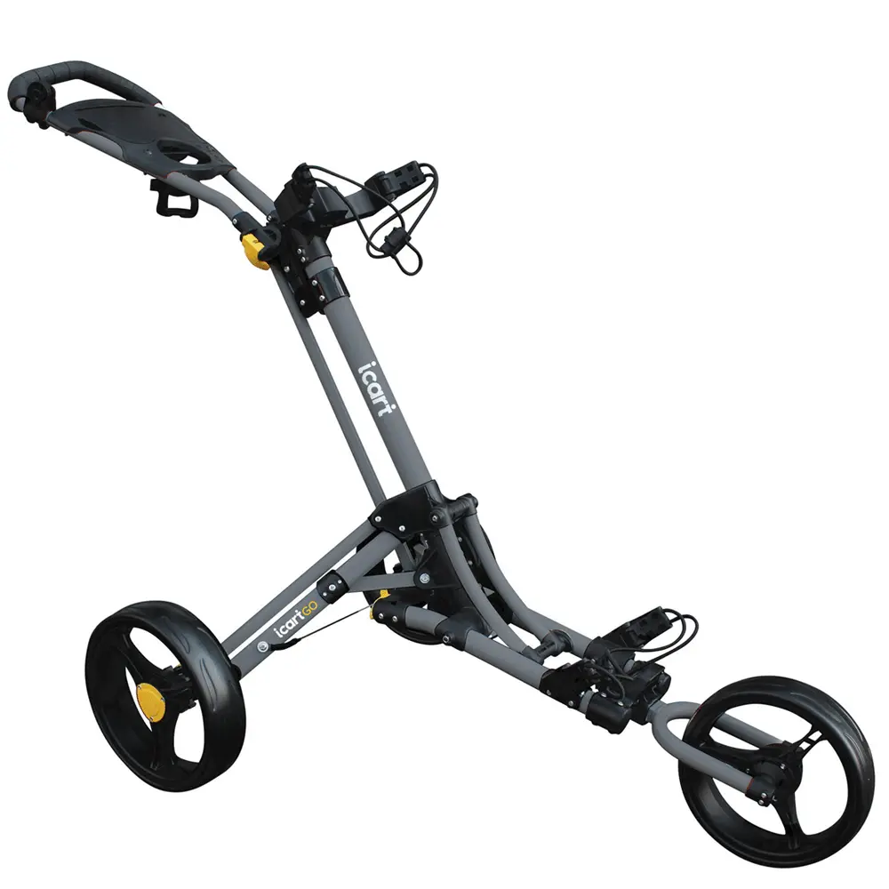 Masters ICart Go - 3 Wheel Golf Push Trolley 1 Masters ICart Go - 3 Wheel Golf Push Trolley