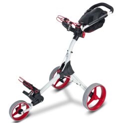 Big Max IQ+ Push Golf Trolley | White/Red