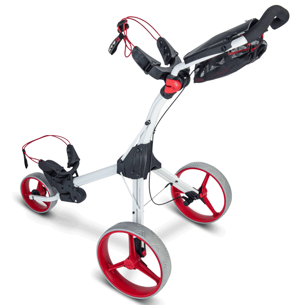 Big Max IQ+ Push Golf Trolley | White/Red 5 Big Max IQ+ Push Golf Trolley | White/Red - Image 5