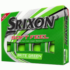Srixon Soft Feel Brite Golf Balls | Green