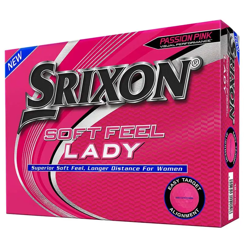 Srixon Soft Feel Lady Golf Balls | Pink 1 Srixon Soft Feel Lady Golf Balls | Pink