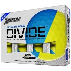 Srixon Q-Star Tour Divide Golf Balls | Yellow/Blue