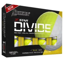 Srixon Z-Star Tour Divide Golf Balls | Yellow/White 9 Srixon Z-Star Tour Divide Golf Balls | Yellow/White -Accessories Shop Srixon Z Star Tour Divide Golf Balls Yellow White 7