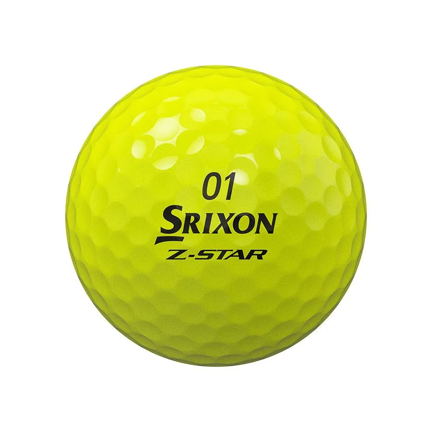 Srixon Z-Star Tour Divide Golf Balls | Yellow/White 4 Srixon Z-Star Tour Divide Golf Balls | Yellow/White - Image 4
