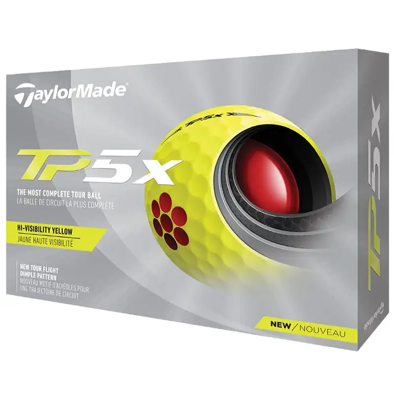 TaylorMade TP5x Golf Balls | Yellow 1 TaylorMade TP5x Golf Balls | Yellow