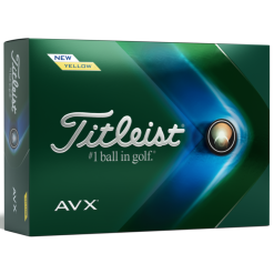 Titleist AVX Golf Balls | Yellow