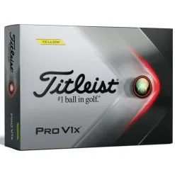 Titleist Pro V1X Golf Balls | Yellow