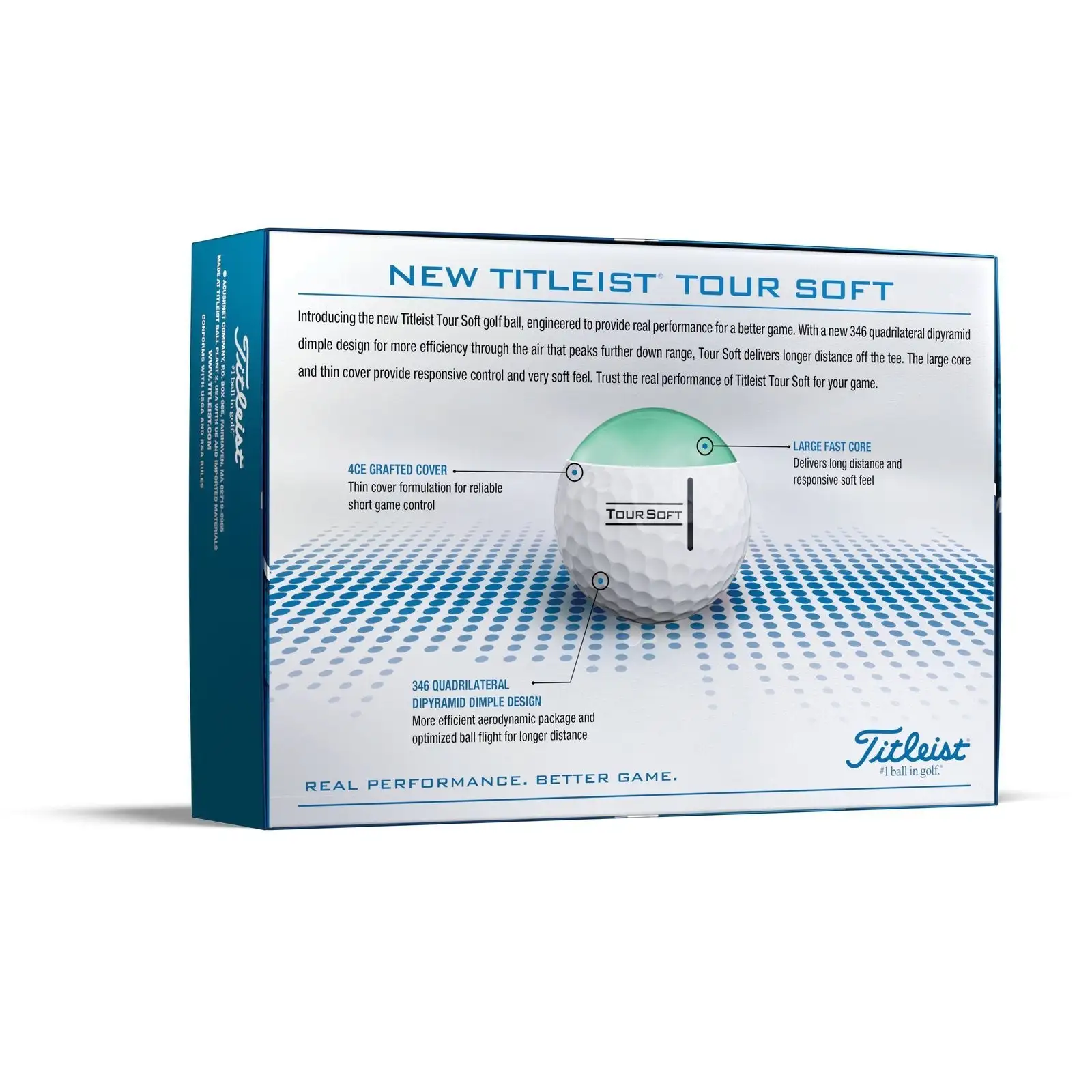 Titleist Tour Soft Golf Balls | White 2 Titleist Tour Soft Golf Balls | White - Image 2