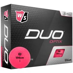 Wilson Staff Duo Optix Matte Golf Balls | Pink